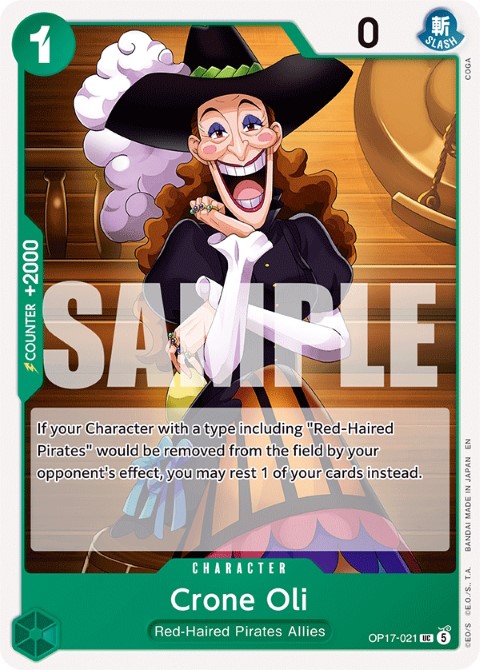 OP17-021 Crone Oli